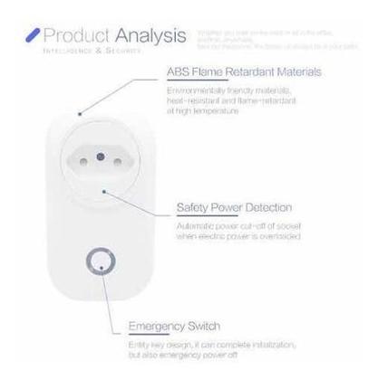 Imagem de Tomada Inteligente Smart Wifi App 10A Liga Desliga