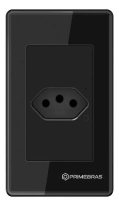Imagem de Tomada Inteligente Wifi Primebras 1 Canal Cor Preto