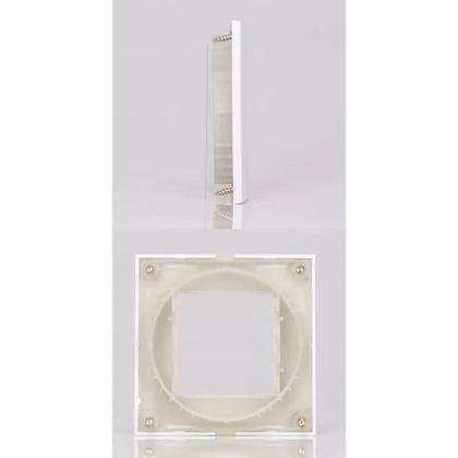 Imagem de Tomada Interruptor Duplo Three Way Móvel Marmore Embutir 20a Branco Margirius