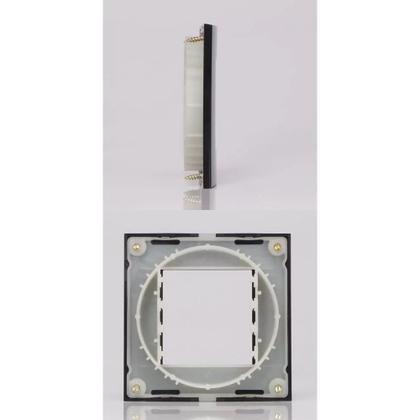 Imagem de Tomada Interruptor Duplo Three Way Móvel Marmore Embutir 20a Preto Margirius