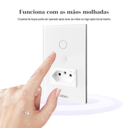 Imagem de tomada interuptor inteligentes wifi,interruptor wi fi inteligente,tuya,alexa,automação residencial inteligente ,do brasil,