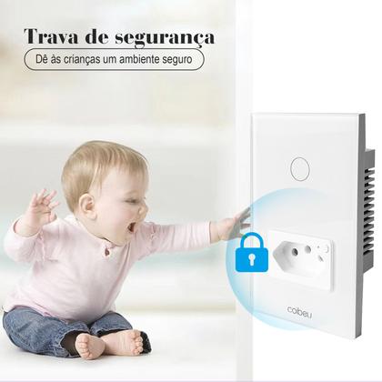 Imagem de tomada interuptor inteligentes wifi,interruptor wi fi inteligente,tuya,alexa,automação residencial inteligente ,do brasil,