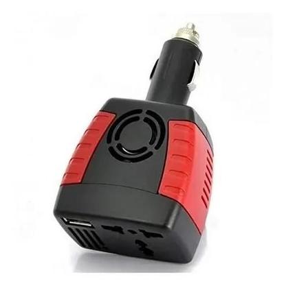 Imagem de Tomada P/ Carro  12v 110v 150w Tensao Usb Carregado