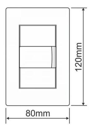 Imagem de Tomada Padrão 2P+T 10A Com Placa Evidence - FAME