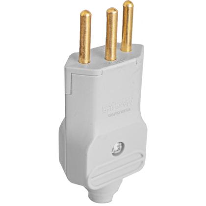 Imagem de Tomada plugue Margirius 2P+1T 10a prensa cabo kit 5