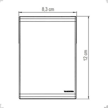 Imagem de Tomada Simples 20a 4x2 Parede Branco Embutir Liz Tramontina