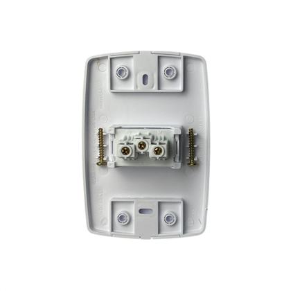 Imagem de Tomada Simples Monobloco 3 Pinos 20A 250V 4x2 Branco