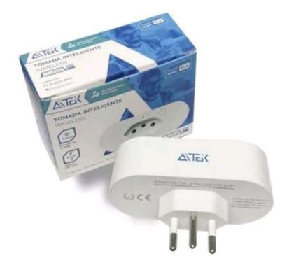 Imagem de Tomada Smart Plug Max Wi-fi 16a Aitek 900 PRO Alexa Cor Branco