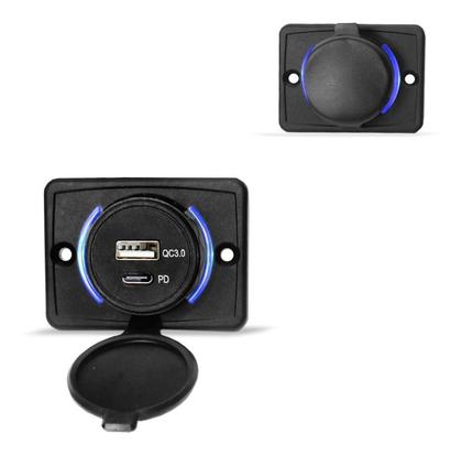 Imagem de Tomada Usb Automotiva 2.1a + 1 Usb-pd Rs-111 3u Br
