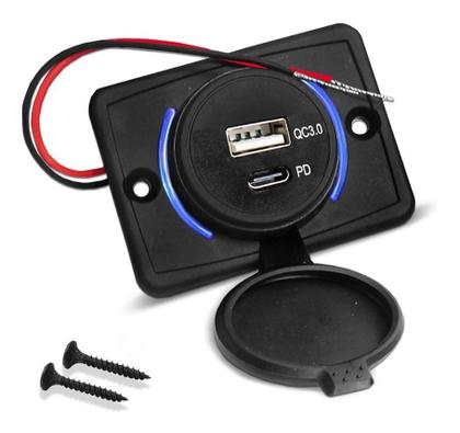 Imagem de Tomada Usb Automotiva 2.1a + 1 Usb-pd Rs-111 3u Br
