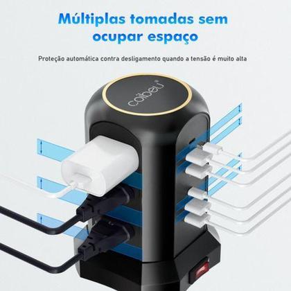 Imagem de Tomadas Extensão De Torre Coibeu 9 Tomadas 4 Usb 2 Type-c