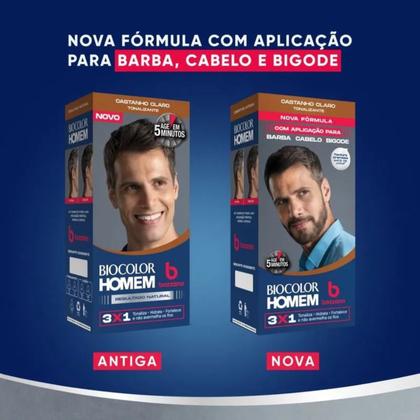 Imagem de Tonaliante Biocolor Homem Castanho Claro - Bozzano