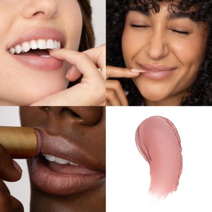 Imagem de Tonalidade labial Poppy & Pout Beverly totalmente natural com cera de abelha e vitamina E