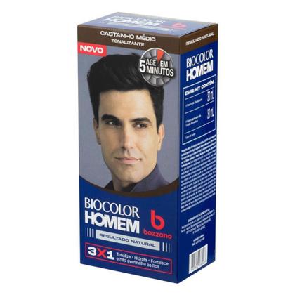 Imagem de Tonalizante Biocolor Homem Castanho Médio