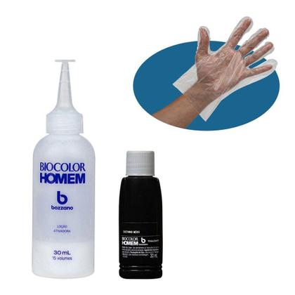 Imagem de Tonalizante de Cabelo Masculino Biocolor Homem Bozzano Castanho Médio