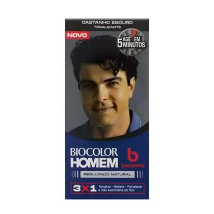 Imagem de Tonalizante Homem Bozzano Castanho Escuro Biocolor