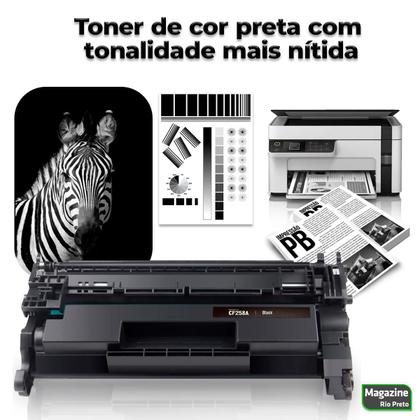 Imagem de Toner Compatível Com Cf258A 58A  M428Fdw M404Dw M428Dw M404N  Sem Chip 3K