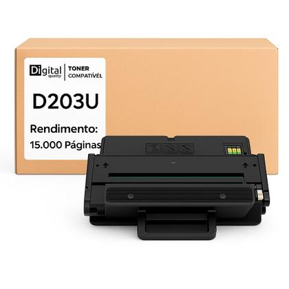 Imagem de Toner Compatível Para Samsung M3820DW M4070 M4020ND MLT203U D203U Preto 15.000 Páginas