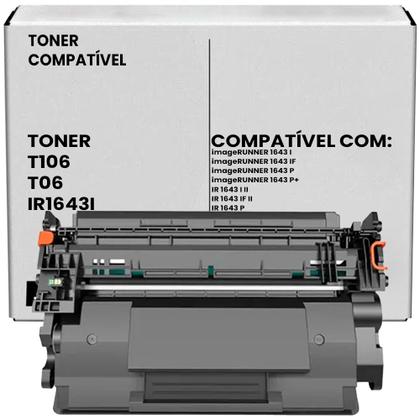 Imagem de toner T06 compatível para Canon IR 1643 I