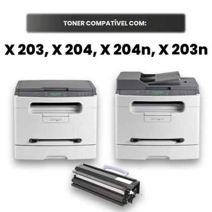 Imagem de Toner X203/x204 X204n X203a11g Compatível