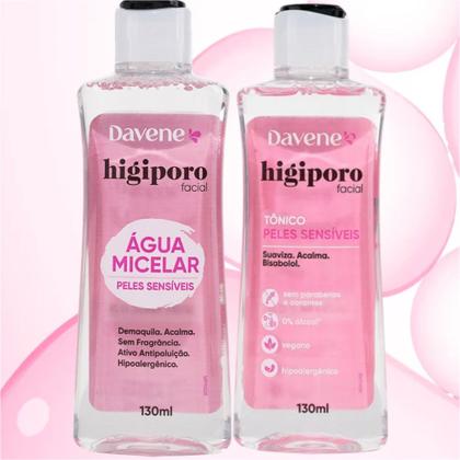 Imagem de Tônico Água Micelar e Algodão Higiporo Pele Sensível 130ml
