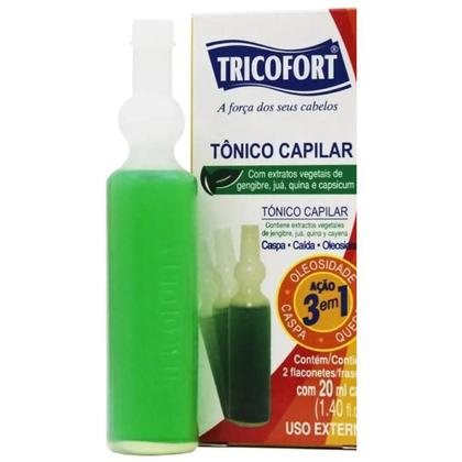 Imagem de Tônico Capilar 3 Em 1 - 2 Ampolas 20ml - Tricofort
