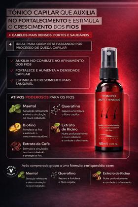 Imagem de Tônico Capilar Antiqueda para Afinamento Capilar e Fortalecimento Regency