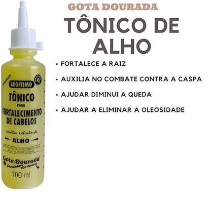 Imagem de Tônico Capilar Fortalecimento Cabelos 100ml - Gota Dourada