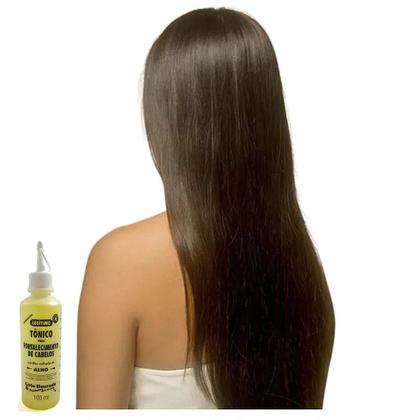 Imagem de Tônico Capilar Gota Dourada Fortalecimento Alho 100ml - Kit 03 Unidades
