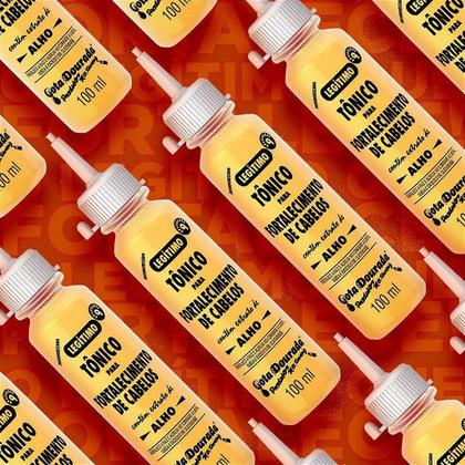 Imagem de Tônico Capilar Gota Dourada Fortalecimento Alho 100ml - Kit 03 Unidades