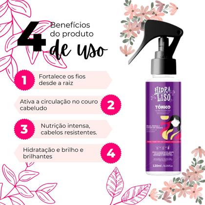 Imagem de Tônico Capilar Para Crescimento Hidraliso Antiqueda 120 Ml