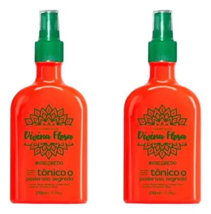 Imagem de Tônico capilar poderoso diminue sua queda de cabelo, divina flora 250ml