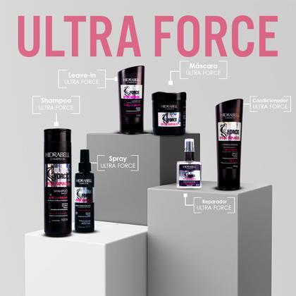 Imagem de Tônico Crescimento Rápido e Fortalecimento Diário Capilar Ultra Force Efeito Rapunzel 120ml Hidrabell