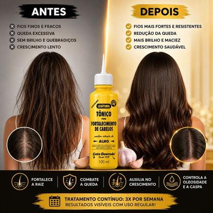 Imagem de Tônico de Alho Gota Dourada Fortalecimento Tradicional 100ml