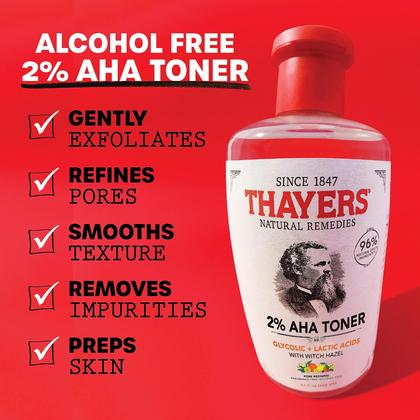 Imagem de Tônico esfoliante Thayers 2% AHA com ácido glicólico 360mL