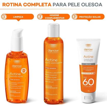 Imagem de Tônico Facial Adstringente Actine Sem Álcool Pele Oleosa