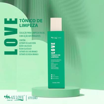 Imagem de Tônico facial de limpeza max love 290ml