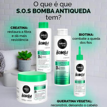 Imagem de Tônico Fortalecedor Salon Line SOS Bomba Antiqueda 100ml