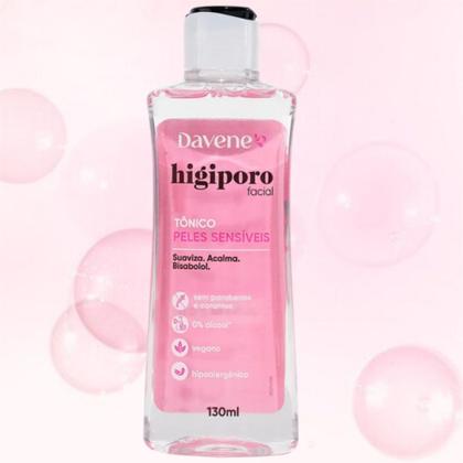 Imagem de Tônico Hipoalérgico Higiporo Para Pele Sensível 130ML Davene