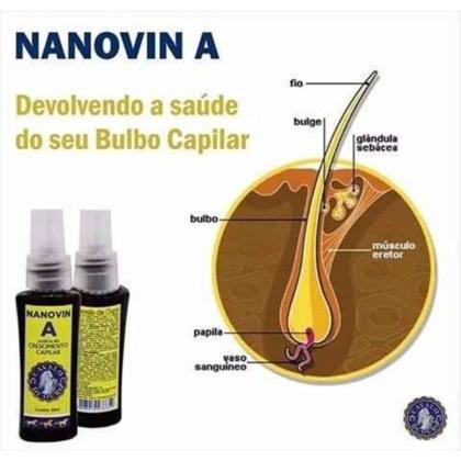 Imagem de Tônico Nanovin Cavalo de Ouro 30Ml crescimento capilar antiqueda
