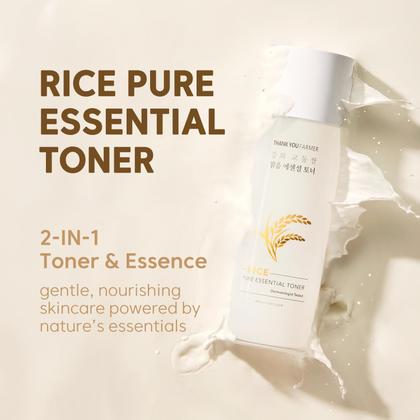 Imagem de Tônico THANKYOU FARMER Rice Pure Hydrating 200mL para pele seca
