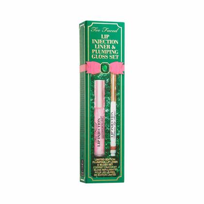 Imagem de Too Faced Lip Injection Kit de Natal - Lápis + Gloss Labial
