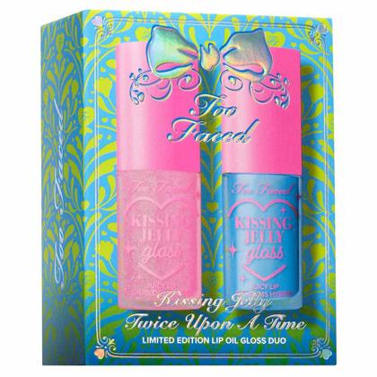 Imagem de Too Faced Lip Oil Gloss Kissing Jelly Kit com 2 Unidades