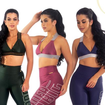 Imagem de Top Academia Feminino Elástico Costas Nua Sem Bojo