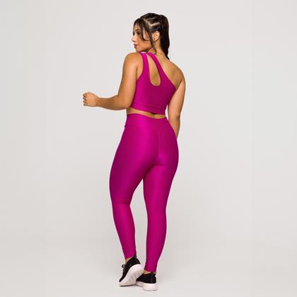 Imagem de Top Academia Fitness Feminino Poliamida Ombro Só Treinos