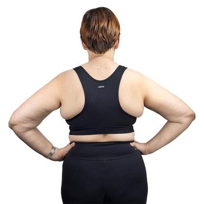 Imagem de Top Academia Selene Nadador Sem Costura Plus Size