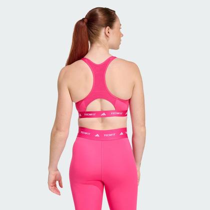 Imagem de Top Adidas Techfit Feminino Rosa