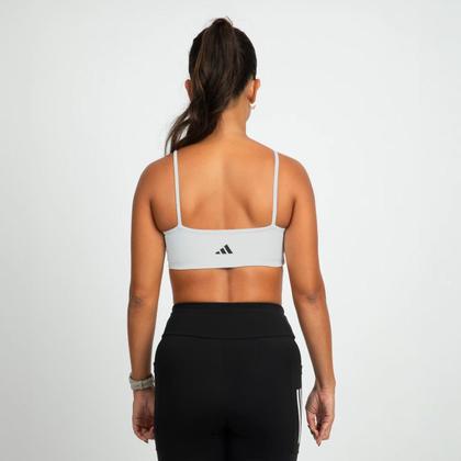 Imagem de Top Adidas Train Essentials Suporte Leve Branco