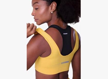 Imagem de Top Authen 2 Em 1 Corrida Dupla Face - Amarelo, Compressão