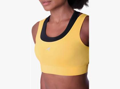 Imagem de Top Authen 2 Em 1 Corrida Dupla Face - Amarelo, Compressão